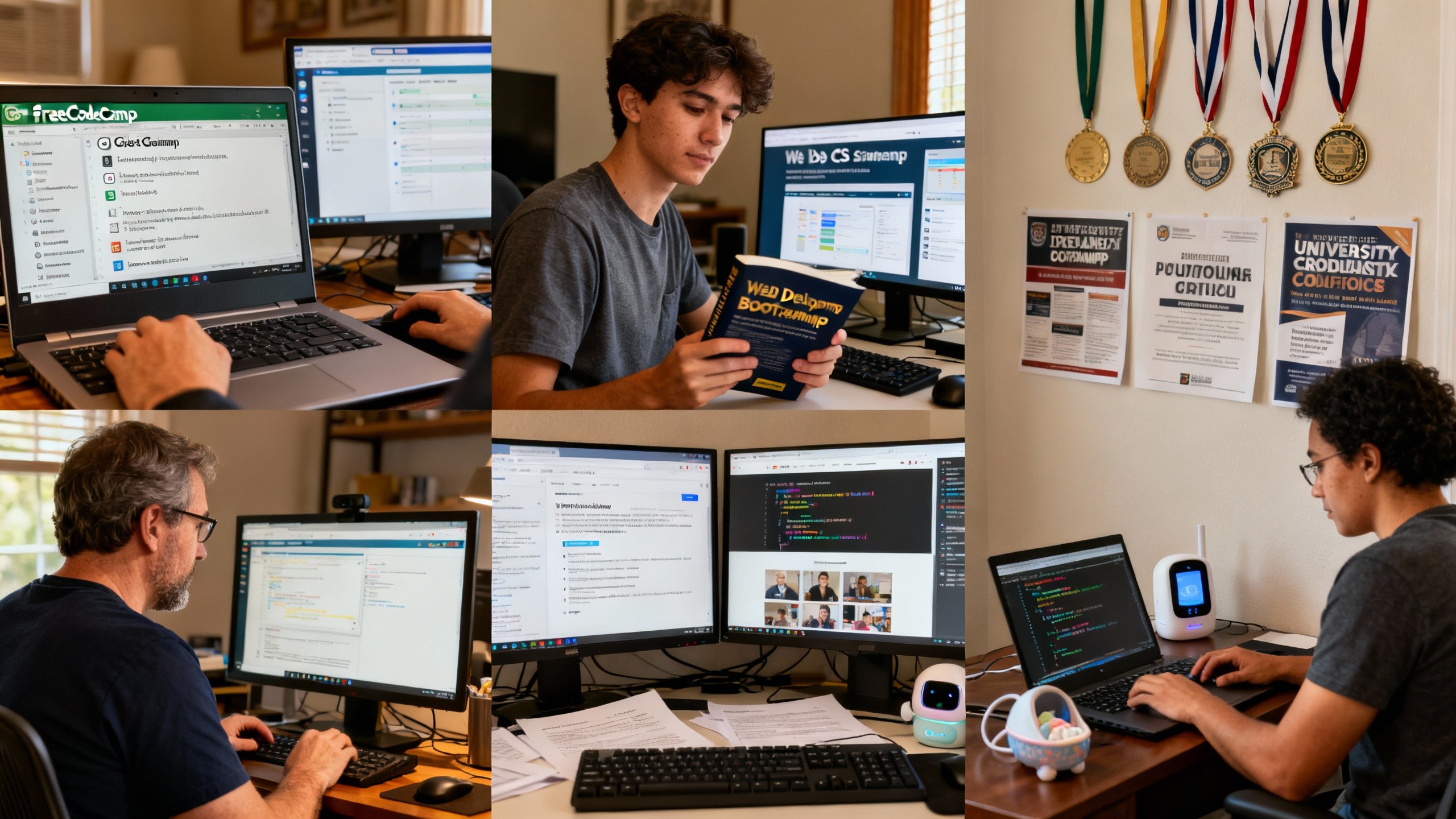 The rise of online coding courses in the USA: a pathway to computer science and web development