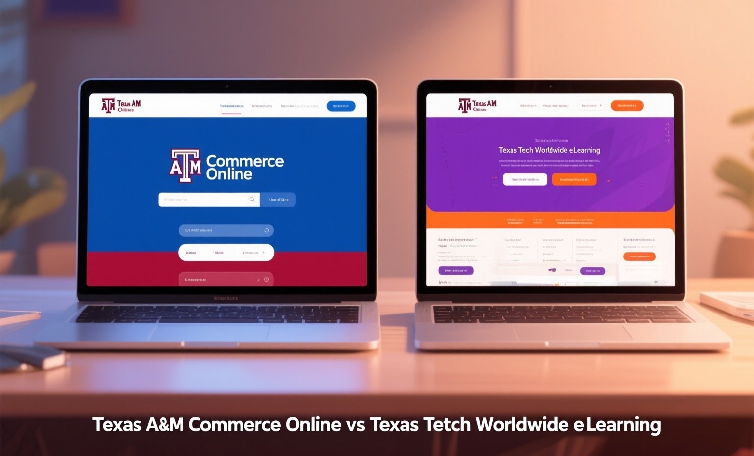 Texas A&M Commerce Online vs Texas Tech Worldwide eLearning: A Side-by-Side Analysis